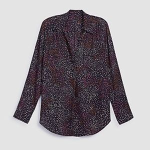 NWT ANN TAYLOR CAMP SHIRT  SIZE L